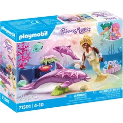 PLAYMOBIL 71501 - Princess Magic - Meerjungfrau mit Delfinen