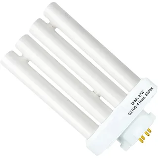 ARSUK Leuchtmittel YDW-27FM GX10q-4 27W 6500K FML Quad Tube – Kompakt Ersatz Leuchtstoffröhre & Tageslichtlampe für Schreibtischlampe, Nachttisch, Tischleuchte, Bürolampe, Lesen & Arbeitsbeleuchtung