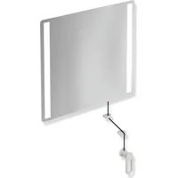 Hewi LED-Kippspiegel basic, × lichtgrau