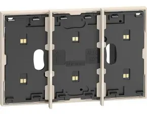 Legrand KM8102P1 LivingNow 3-mod. Rahmen mit integr. Busleitung für 2-mod. Dose, Farbe: Sand