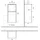 Villeroy & Boch Subway 3.0 Seitenschrank 40 x 86 cm Weiß/Grau
