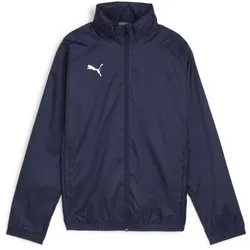 PUMA teamGOAL Allwetterjacke Kinder 06 - PUMA navy/PUMA white 140