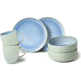 Like by Villeroy & Boch like. by Villeroy & Boch Crafted Blueberry 6tlg. Premium Porcelain Blau