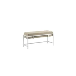 Möbel Kraft Polsterbank Beige 80 x 45 x 35 cm