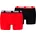 Everyday Basic Boxers Rot/Schwarz XL