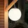 Expo Börse Außenleuchte Kunststoff D 20 cm H 75 cm 4x LED warmweiß weiß