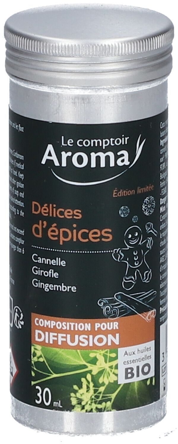 Le Comptoir Aroma Composition pour Diffusion Délices d'épices 30 ml huile