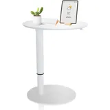 HJH Office 830055 Stehtisch höhenverstellbar Stand III Weiß