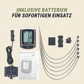 Prophete Fahrradcomputer schwarz