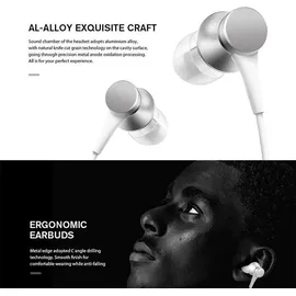 Xiaomi MI Piston Basic Edition silber
