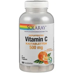 Vitamin C Kautabletten 500 mg Orange 100 St