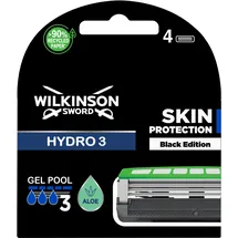 Wilkinson Rasierklingen Hydro3 Skin Protection Black Edition 4 St.