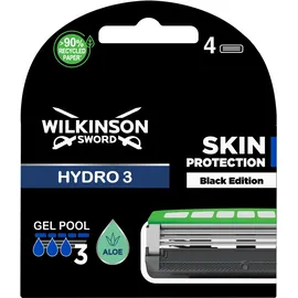 Wilkinson Rasierklingen Hydro3 Skin Protection Black Edition 4 St.