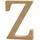 Creativ Company Creativ "Z MDF Buchstabe, braun, 13 x 2 cm