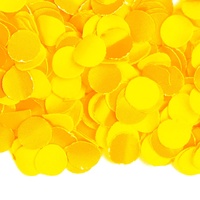 Folat Konfetti Party-Deko gelb 100g Einheitsgröße