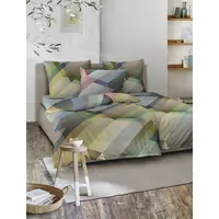 IRISETTE Wave 8691 grafisch bunt 155 x 220 cm + 80 x 80 cm