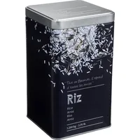 5five simply smart Reisdose, 1,25 kg, Metall, schwarz -