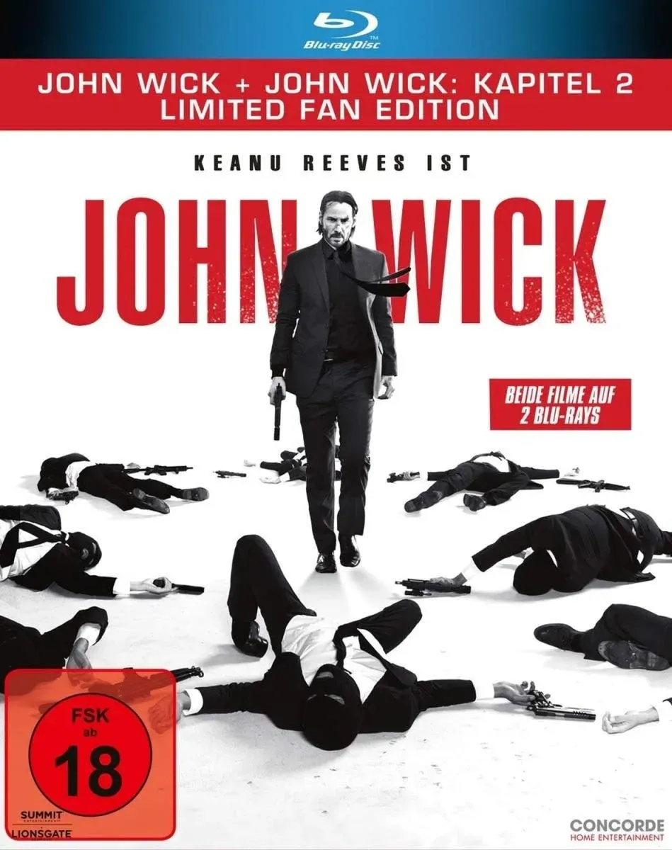 John Wick + John Wick: Kapitel 2 ? Limited Fan Edition (2 Blu-rays in veredelter O-Card) (Neu differenzbesteuert)