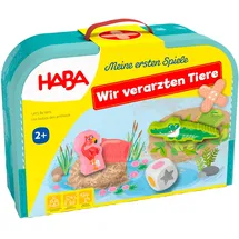 HABA 2011719001 - Meine ersten Spiele Wir verarzten Tiere, Kinder-Arztkoffer, Spielekoffer