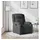 vidaXL Relaxsessel Dunkelgrau Stoff 95 x 99 x 95 cm Grau mit Liegeposition