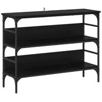 VidaXL Konsolentisch Schwarze Eiche 100 x 32 x 75