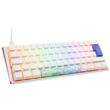 Ducky One 3 Pure White Mini PBT, LEDs RGB, MX SILENT RGB RED, USB, DE (DKON2161ST-SDEPDPWWWSC1)