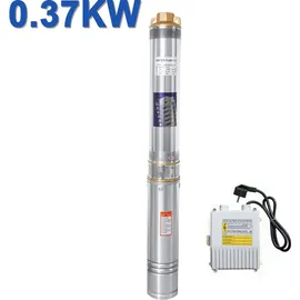 Jiubiaz Tiefbrunnenpumpe 0,37kW bis 4.000 l/h Edelstahl