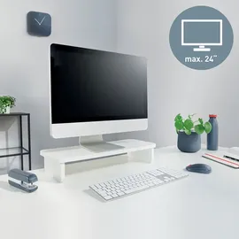 Leitz Monitorständer Ergo für 24 Zoll Monitore weiß