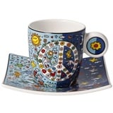 Goebel Espressotasse James Rizzi Give Peace a Chance - Pop Art