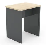 VCM Sitzhocker Würfel Holz 40 x 45 x 30 cm Braun