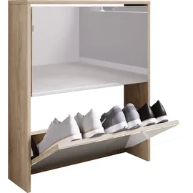VCM Stido 63 x 73 x 17 cm braun mit Spiegel