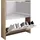 VCM Stido 63 x 73 x 17 cm braun mit Spiegel