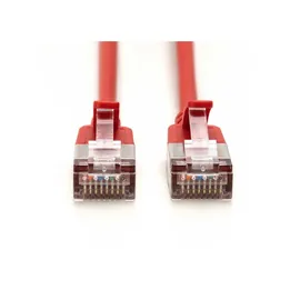 Digitus CAT 6A F-FTP Slim Patchkabel, 1,5m, Rot