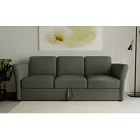 3-Sitzer HOME AFFAIRE "Lavars Schlafsofa" Sofas Gr. B/H/T: 230cm x 90cm x 89cm, Webstoff, grün (khaki) mit Bettfunktion, in zwei verschiedenen Bezugsqualitäten