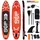 24move 24MOVE® Standup Paddle Board SUP, inkl. umfangreichem Zubehör, Paddel und Hochdruckpumpe, ROT, 366x80x15cm