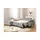 S-Style Eckcouch Cord 2-Sitzer Grau