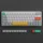 nuphy Air60 V2 Tragbar Mechanische kabellose Mini-Tastatur mit Beleuchtung,Unterstützung QMK/VIA Kompatibel mit Windows/Mac OS/Linux für Bluetooth 5.1/2.4GHz/(USB-C)-White Gateron Red Switch