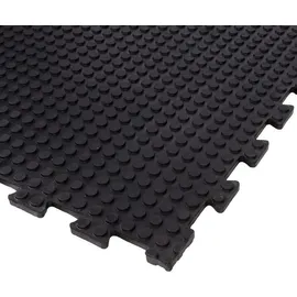 Floordirekt Puzzle-stallmatte aus Gummi Buffalo beidseitige Noppenfläche 100x100 cm