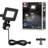 Paulmann 94586 Park + Light LED Außenwandleuchte Bimea Bewegungsmelder IP65 3000K 4,5W Schwarz