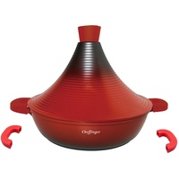 Cheffinger Aluguss Tajine Tagine Ø28cm Induktion Silikongriffe Gartopf Dampfgarer