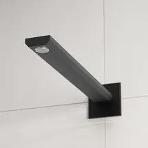 rivea Dia Design-Kopfbrause eckig schwarz matt (BR2061MB)