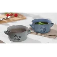 Ritzenhoff & Breker Suppentasse "TASTY GRAU", 570 ml Tasse,