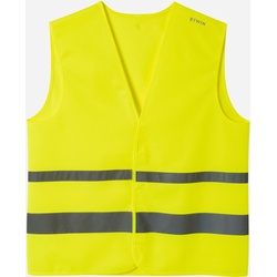 Fahrrad Sicherheitsweste hohe Sichtbarkeit neongelb, gelb, XS