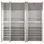 trendteam Garderoben-Set Mirror 10 Türen weiß