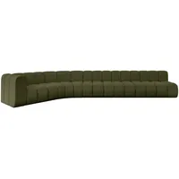 altdecor Ecksofa modulares Sofa Karex-L3 - 490x194x70 cm Grün