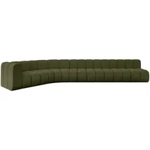 altdecor Ecksofa modulares Sofa Karex-L3 - 490x194x70 cm Grün