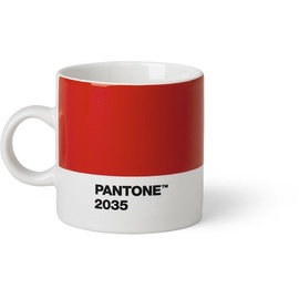 Pantone Espressotasse, Porzellan, Red 2035, 6.1 x 6.1 x 8.2 cm