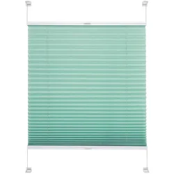Liedeco Plissee »Pastell«, Lichtschutz, ohne Bohren, verspannt, Klemmfix-Plissee, Pastell Liedeco grün 150 cm
