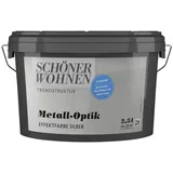 SCHÖNER WOHNEN Effektfarbe »Trendstruktur«, in Metall-Optik, silberfarben, 2,5 l