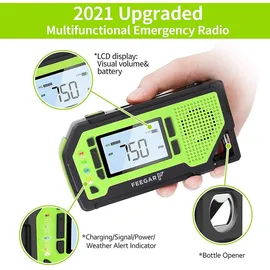 FEEGAR F Notfall Solar Radio OZE Pro schwarz